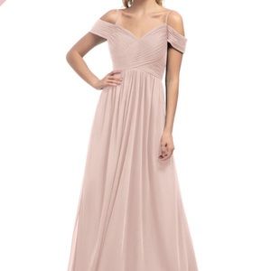 Azazie Dusty rose bridesmaid dress